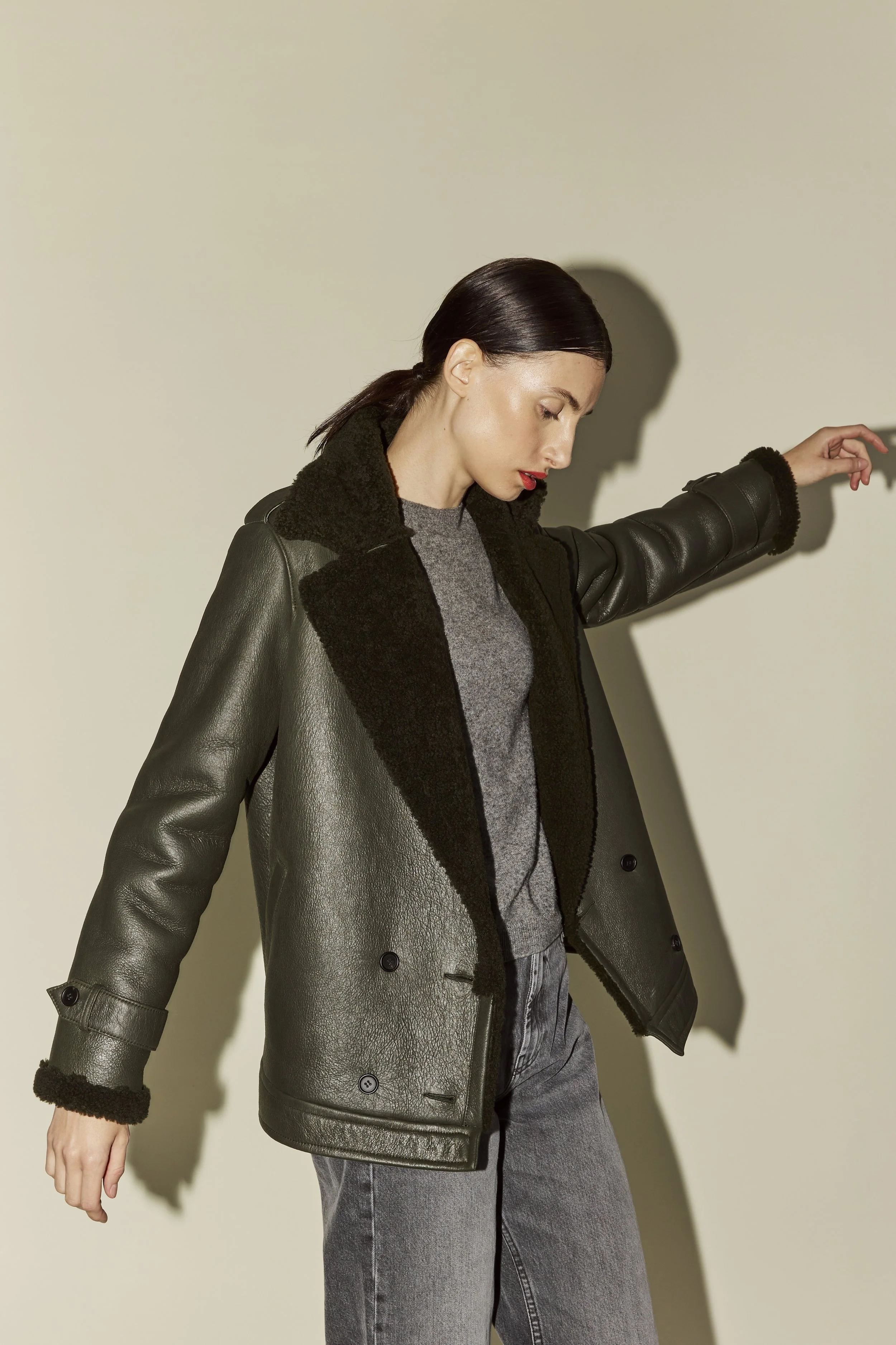 コート INES&MARECHAL FW23 NOBLE MANTEAU (NOBLE ARDOISE) Main Collection Fall / Winter 2023 — Inès & Maréchal